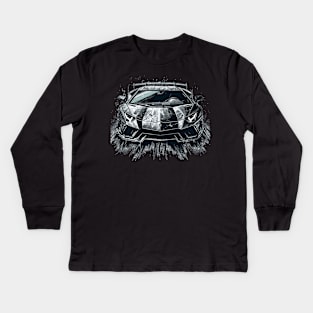Lamborghini Aventador Kids Long Sleeve T-Shirt